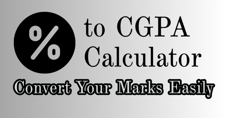 Percentage to CGPA Calculator